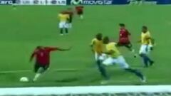 La inolvidable definición de 'Chupete' ante Brasil en 2007