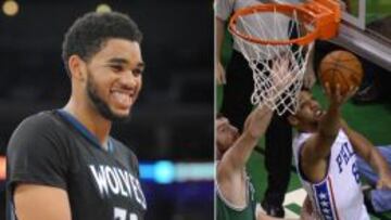 Towns y Okafor.