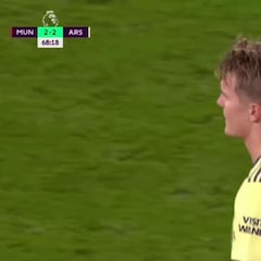 La acción contra el United que pone a Odegaard en el disparadero