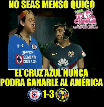 Los memes celebran al América y acaban con Cruz Azul