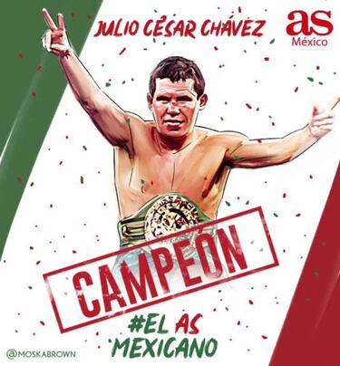 Julio César Chávez se convierte en #ElASMexicano