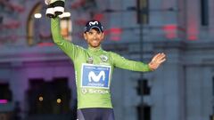 16/09/18   VUELTA A CICLISTA A ESPA&bdquo;A 2018    ETAPA 21    FINAL  ALCORCON - MADRID   ALEJANDRO VALVERDE CLASIFICIACION POR PUNTOS MAILLOT VERDE JERSEY VUELTA ESPA&Ntilde;A 2018