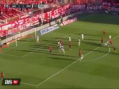 El equipo de los chilenos en Argentina marca uno de los goles que postulará al Puskas: pocas veces visto en el mundo