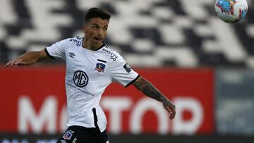 Futbol, Colo Colo vs Union Espanola.
Decimoquinta fecha, campeonato Nacional 2020.
El jugador de Colo Colo Gabriel Costa es fotografiado durante el partido de primera division contra Union Espanola disputado en el estadio Monumental de Santiago, Chile.
14/10/2020
Andres Pina/Photosport
Football, Colo Colo vs Union Espanola.
15th date, 2020 National Championship.
Colo Colo's player Gabriel Costa is pictured during the first division match against Union Espanola held at the Monumental stadium in Santiago, Chile.
14/10/2020
Andres Pina/Photosport