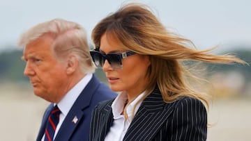 Según el formulario de declaración fiscal de Donald Trump, Melania recibió un inusual pago de seis cifras por aparecer en un evento republicano.