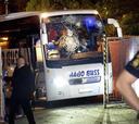 Apedreado el autobús del Levski Sofía por aficionados del AIK Estocolmo