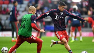 James es duda en el Bayern y no jugaría contra AEK