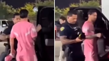 Messi caught in unbelievable moment with police officer