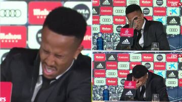 As赤 fue el momento en el que Militao se mare車 y tuvo que dejar la rueda de prensa
