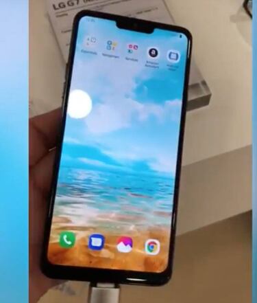 MWC 18: ¿El LG G7 le copia el aspecto al iPhone X? Esta foto dice que sí