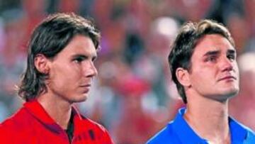 Nadal y Federer en el último Open de Australia