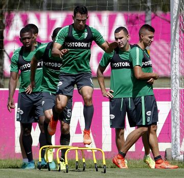 Nacional entrena pensando en el partido ante Barcelona por Copa