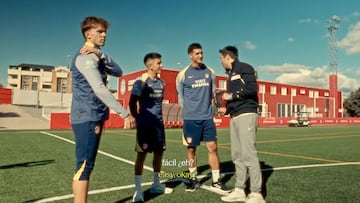 Barrios, Musso y Almada se pasan al pádel para retar a Belasteguín