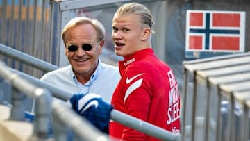 La misteriosa sombra de Haaland: todo un personaje en Noruega