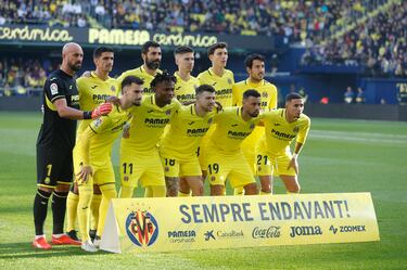Once titular del Villarreal: Reina; Moreno, Pau, Albiol, Foyth; Parejo, Coquelin, Baena; Chukwueze, Pino y Gerard.