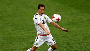 Guardado, durante la Confecup en Rusia.