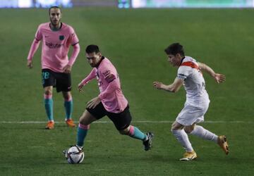 Leo Messi y Fran Garc¨ªa.