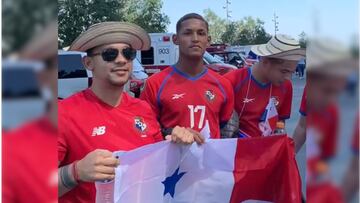 La afición panameña se hace presente en el SoFi Stadium para la Final de la Copa Oro