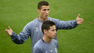 De James a Cristiano: 'Cracks' criticados por el Bernabéu