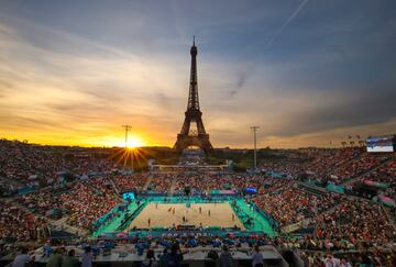 Espectacular localización para realizar volley playa. Un escenario único que disfrutamos en verano durante los Juegos Olímpicos.