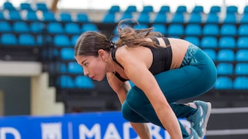 Stefy Navarro supera un obstáculo este fin de semana en Madrid.