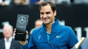 Federer, rendido a Cristiano