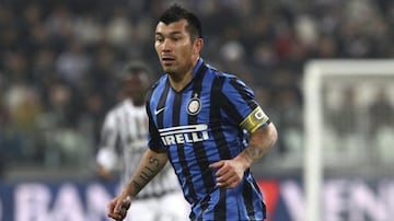 Gary Medel fue capitán con el Inter de Milán en 2016.