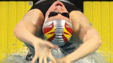 <b>ESPECTACULAR.</b> Zhivanevskaya ha conseguido el récord de Europa para clasificarse a la final de 50 espalda.