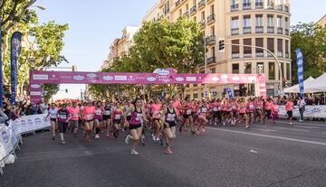 Las calles de Madrid se tiñen de rosa