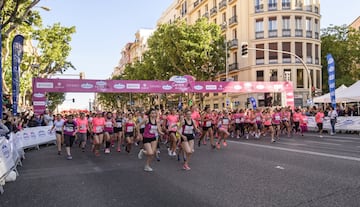 Las calles de Madrid se ti?en de rosa