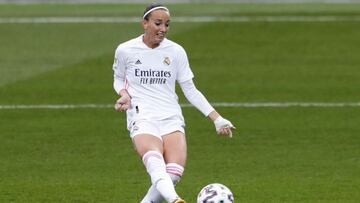 Kosovare Asllani con el Real Madrid.