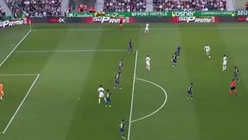 Cepeda llevaba un minuto en cancha e hizo esto: “A Oblak le estalló la pelota”