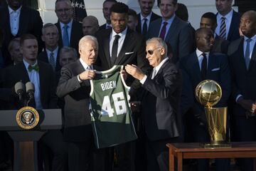 Así fue la visita de los Bucks a la Casa Blanca