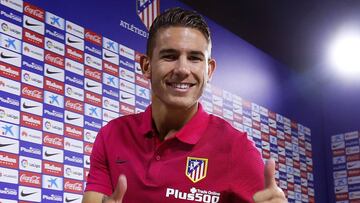 Lucas Hernández es feliz en el Atlético de Madrid
