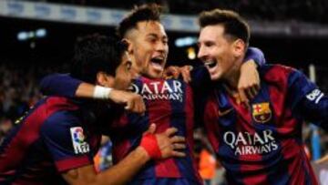 La MSN supera el récord de
Cristiano, Benzema e Higuaín