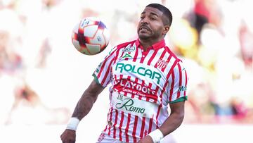 Rodrigo Aguirre of Necaxa during the game Necaxa vs Atletico de San Luis, corresponding to day 14 of the Torneo Clausura Grita Mexico C22 of Liga BBVA MX, at Victoria Stadium, on April 15, 2022.
<br><br>
Rodrigo Aguirre de Necaxa durante el partido Necaxa vs Atletico de San Luis, correspondiente a la jornada 14 del Torneo Clausura Grita Mexico C22 de la Liga BBVA MX, en el Estadio Victoria , el 15 de Abril de 2022.