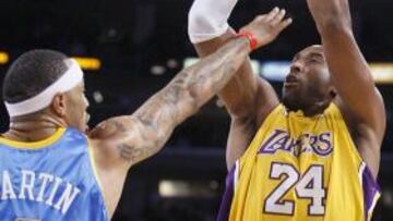 <strong>DESCOMUNAL KOBE.</strong> Un partido inmenso de Kobe fue clave para que los Lakers dieron un paso de gigante hacia segunda ronda.