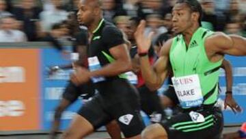 Yohan Blake, en Zúrich.