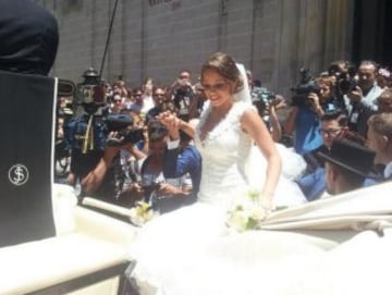 Boda de Rakitic con Raquel Mauri en la Catedral de Sevilla