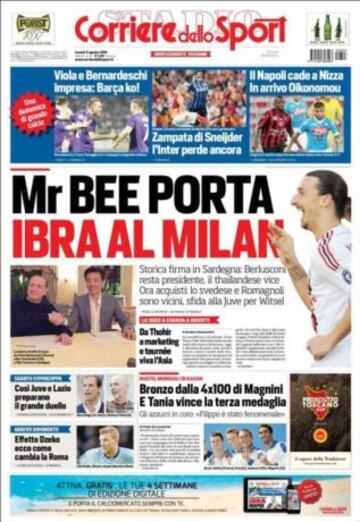 Portadas de la prensa deportiva