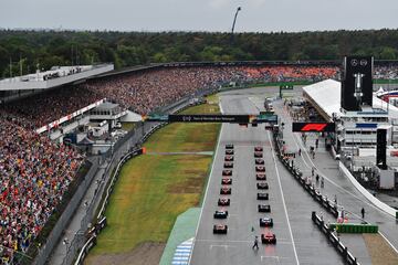 La accidentada carrera en Hockenheim