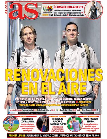 Las portadas de AS de abril