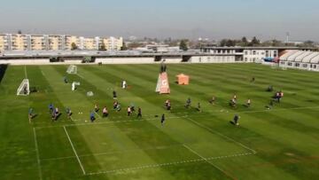 El exigente entrenamiento de la U para preparar la segunda rueda