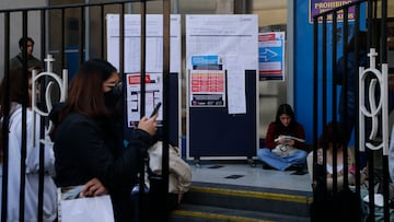 Santiago, 19 de junio de 2023.
Este lunes comenza la rendicion de la Prueba de Acceso a la Educacion Superior, PAES, de Invierno para el ingreso a las universidades en 2024, proceso que continuara manana martes 20 y el proximo jueves 22 de junio.

Dragomir Yankovic/Aton Chile