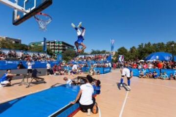 Las canastas más impresionantes corrieron a cargo del equipo de Dunkers.