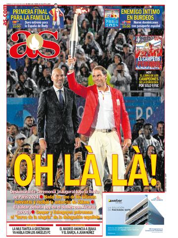 Rafa Nadal a través de las portadas de As