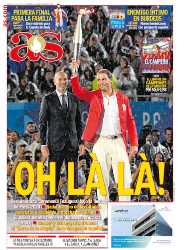 Rafa Nadal a través de las portadas de As