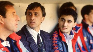 24/03/16 BARCELONA PARTIDO JOHAN CRUYFF
BANQUILLO CARLES REXACH ERNESTO VALVERDE