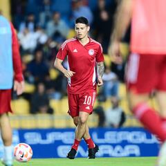 James Rodríguez regresa a entrenamientos de Olympiacos