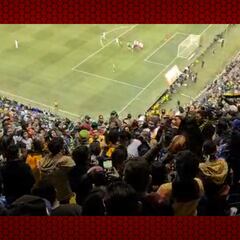 ¡Sepárenlos! Hubo bronca en las gradas del Seattle vs Pumas